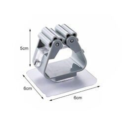 Alternative view of 1 Pc Wall Mounted Broom Brush Holder Grip Hook
