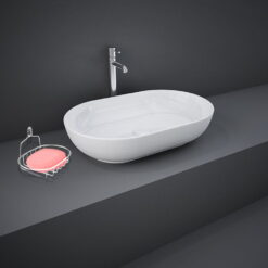 1Pcs Creative Single Layer Stainless Steel Soap Stand-Soap Dish Organizer Bathroom Shelf-6inches Lengthy Wall Hanging Suction Cup Style Alhamra ALHAMRA