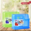 Pack of 2 Multi Organizer Baskets for Storage Drain Chopsticks Spoon Fork Knife Organizer Kitchen and Tables - Multi-color Alhamra ALHAMRA