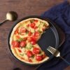 3-Piece Set Non-stick Pizza Pan, Round Premium Bakeware, Black - 7218 Alhamra ALHAMRA