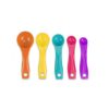 5PCs Cooking Baking Measuring Spoons With Teaspoons, Tablespoons-Multi color Alhamra ALHAMRA