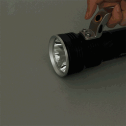 800 Lumens CREE LED High Power Metal Portable Search Light - Black ALHAMRA ALHAMRA