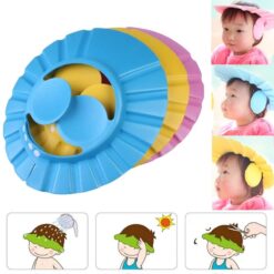 Alternative view of Adjustable Baby Kid Toddlers Hair Wash Hat Shampoo Bath Bathing Shower Shield Guard Baby Shield Ear Protection Cap