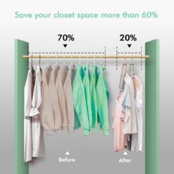Alternative view of Adjustable Plastic Hanger for Multipurpose - Multicolor