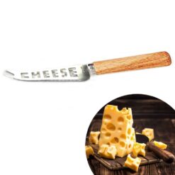 Chef Craft Cheese Knife, Stainless Steel with Wooden Handle / Grip - 10-Inches Alhamra ALHAMRA