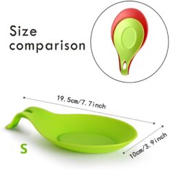Alternative view of Colorful Silicon Large Kitchen spoon Holder - Multicolor