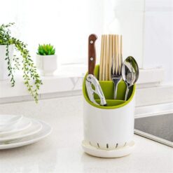 Alternative view of Cutlery Drainer & Oragnizer Spoon Holder - Green