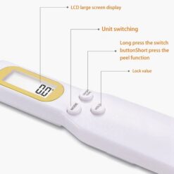 Alternative view of Digital LED Measuring Spoon Scale - 0.1g - 500g