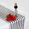 Gold Metal Candle Holder Set Chandelier Stand With Crystal chains Matte Black & Gold 2457 Alhamra ALHAMRA