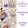 Gradient Dreamy Stars Shine Jelly Fancy Back Cover for Huawei Honor 8 Lite Alhamra ALHAMRA