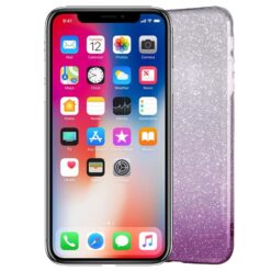 Gradient Dreamy Stars Shine Jelly Fancy Back Cover for iPhoneX Alhamra ALHAMRA