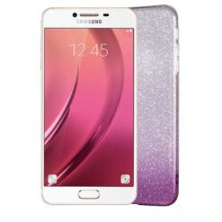Gradient Dreamy Stars Shine Jelly Fancy Back Cover for Samsung Galaxy C5 Alhamra ALHAMRA