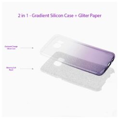 Gradient Dreamy Stars Shine Jelly Fancy Back Cover for Samsung Galaxy S7 Edge Alhamra ALHAMRA