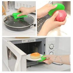 Alternative view of Heat Resistant Silicon Sponge Dishwasher Scrubber Pad - Multicolor