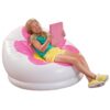 Inflatable Blossom Chair With Air Pump - Pink-Plastic-Alhamra-074-SP-ALHAMRA