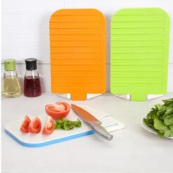 Multi Function 2 in 1 Cutting & Chopping Board with Dish Drainer-Plastic-Alhamra-7138-ALHAMRA