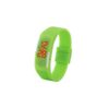 LED Silicon Sports watch for unisex-Green-Plastic-Alhamra-8258-G-ALHAMRA