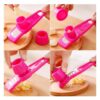 Manual Hand Garlic Chopper & Grinder - Pink-Plastic-Alhamra-7003-ALHAMRA