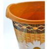 Multipurpose Large Room Basket - Bamboo Texture Bin & Basket-Plastic-Alhamra-108-L-ALHAMRA