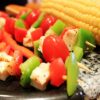 a close up of a plate of food with vegetables 