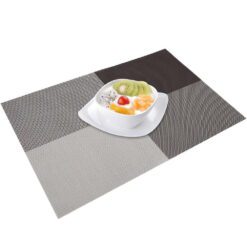 Alternative view of Pack of 12 - 6 Table Placemats & 6 Coasters - Black & White