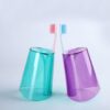Pack of 2 Creative New Travel Toothbrush Holder Creative Household Department Toothpaste Toothbrush Cup Rack Base - 2468 AL-Hamra ALHAMRA