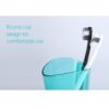 Pack of 2 Creative New Travel Toothbrush Holder Creative Household Department Toothpaste Toothbrush Cup Rack Base - 2468 AL-Hamra ALHAMRA