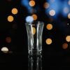 Pack of 6 Stylish ZamZam Glass for Hajj Aab e ZamZam / Kehva Glass Set / Kaveh Glassware / Sheesha Glass Set - Transparent ALHAMRA ALHAMRA