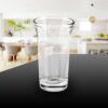 Pack of 6 Stylish ZamZam Glass for Hajj Aab e ZamZam / Kehva Glass Set / Kaveh Glassware / Sheesha Glass Set - Transparent ALHAMRA ALHAMRA