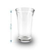 Pack of 6 Stylish ZamZam Glass for Hajj Aab e ZamZam / Kehva Glass Set / Kaveh Glassware / Sheesha Glass Set - Transparent ALHAMRA ALHAMRA