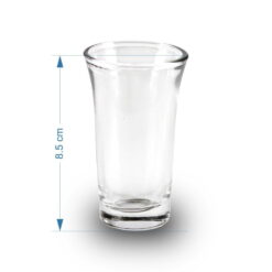 Pack of 6 Stylish ZamZam Glass for Hajj Aab e ZamZam / Kehva Glass Set / Kaveh Glassware / Sheesha Glass Set - Transparent ALHAMRA ALHAMRA
