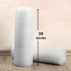 Alternative view of Wide Bubble Wrap Roll for Secure Packaging & Protection Sheet – Ideal for Moving, Shipping, and Storage 15/30/50/100 feet - Transparent
