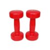 Pair of Vinyl Neoprene Coated Dumbbells - Red-Mixed-Alhamra-ALHAMRA