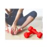 Pair of Vinyl Neoprene Coated Dumbbells - Red-Mixed-Alhamra-ALHAMRA