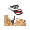Pizza Scissor with Holder-Stainless Steel-Alhamra-7017-B-ALHAMRA