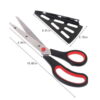 Pizza Scissor with Holder-Stainless Steel-Alhamra-7017-B-ALHAMRA