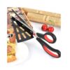 Pizza Scissor with Holder-Stainless Steel-Alhamra-7017-B-ALHAMRA