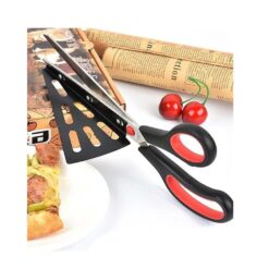 Pizza Scissor with Holder-Stainless Steel-Alhamra-7017-B-ALHAMRA