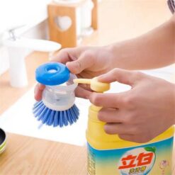 Alternative view of Plastic Cleaning Brush with Liquid Soap Dispenser