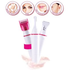 8 Pcs Portable Sensitive Touch Electric Trimmer, Beauty Shaver, Facial Razor, Hair Trimmer & Clipper and Female epilator Hair Removal Depilation - White Alhamra ALHAMRA