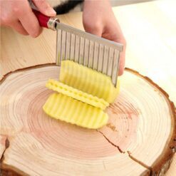 Potato Corrugated Manual Cutter for French Fries-Stainless Steel-Alhamra-7024-ALHAMRA