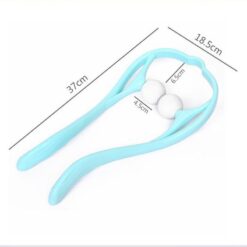 Alternative view of Pressure Point Therapy Neck Massage Tool Pressure Relieve Hand Roller Massage Neck Shoulder Dual Trigger Point Self Massager