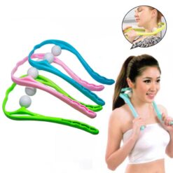 Pressure Point Therapy Neck Massage Tool Pressure Relieve Hand Roller Massage Neck Shoulder Dual Trigger Point Self Massager