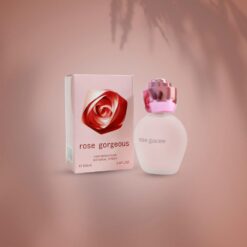 Rose Gorgeous Vaporisareur Natural Rose Giacee Perfume Spray for Her-Pink 2434 Alhamra ALHAMRA