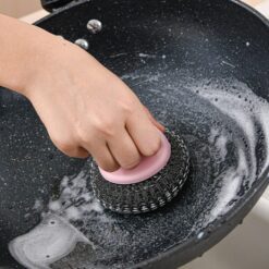 Alternative view of Round Bathing & Pot Cleaning Scrubber