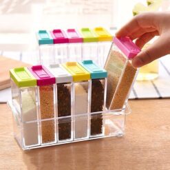 Alternative view of Seasoning Acrylic Spice Rack Set - 6 Racks
