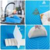 Silicon Baking & Pastry Mat for Dough & Roti Rolling 15 x 19 inches - Multicolor - 2477 Alhamra ALHAMRA