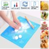 Silicon Baking & Pastry Mat for Dough & Roti Rolling 15 x 19 inches - Multicolor - 2477 Alhamra ALHAMRA