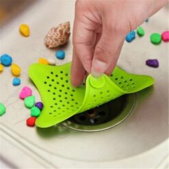 Silicon Star Shape Sink Strainer - Multicolor