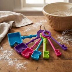Alternative view of Special Measuring Spoons in Key Style Set